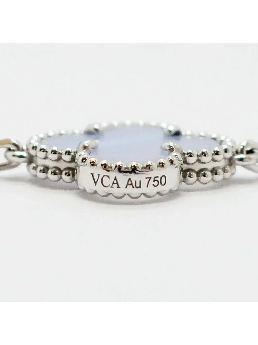 Van Cleef & Arpels Vintage Alhambra Bracelet Chalcedony